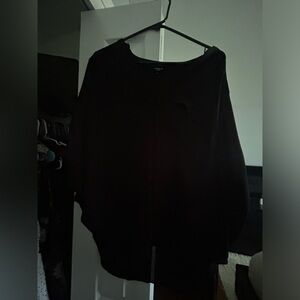 Torrid Black Harper Georgette Pullover 3/4 sleeve blouse, size 0 (14)